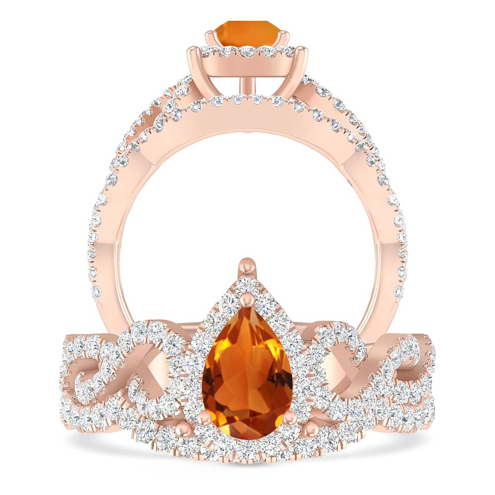 Rose Gold - Citrine