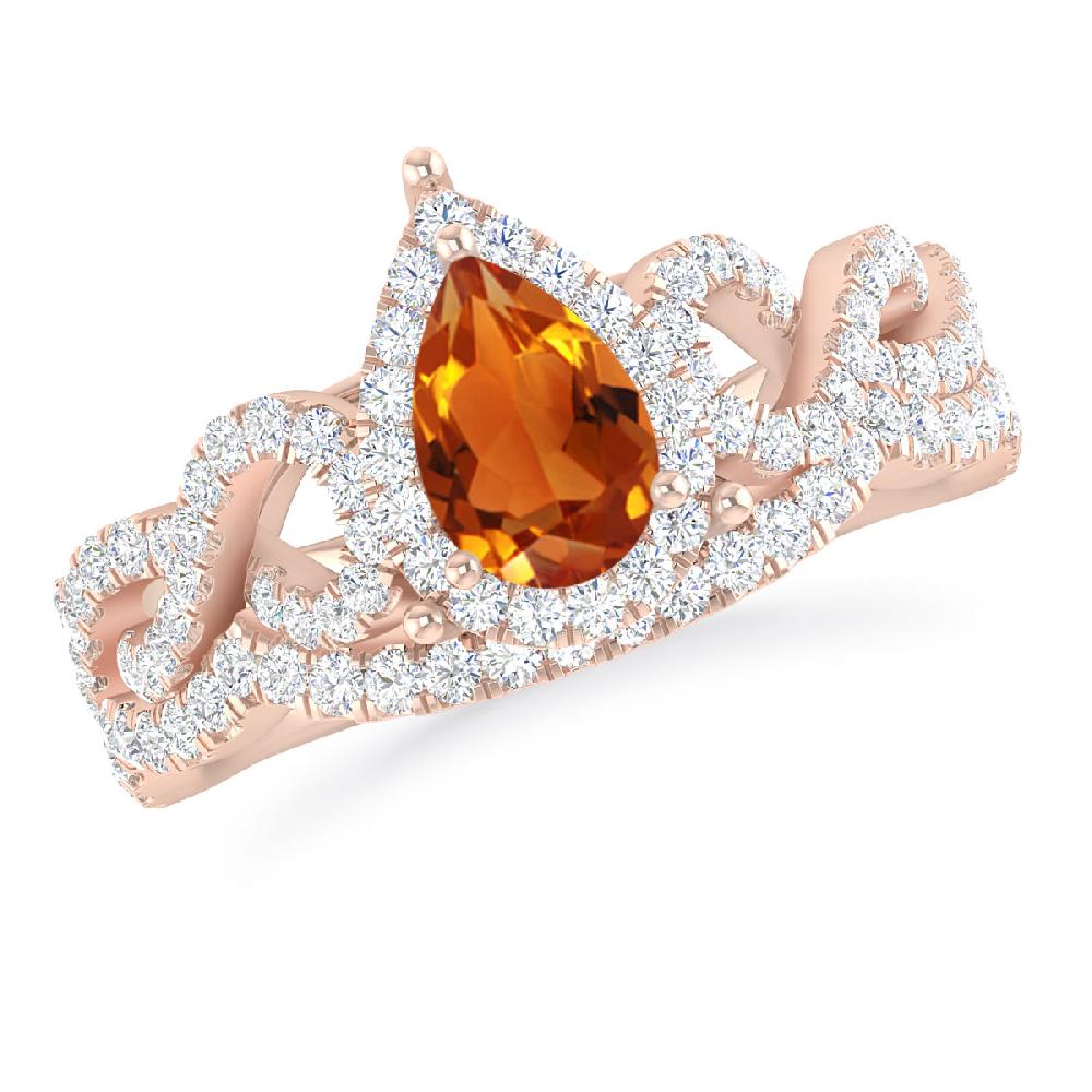 Rose Gold - Citrine