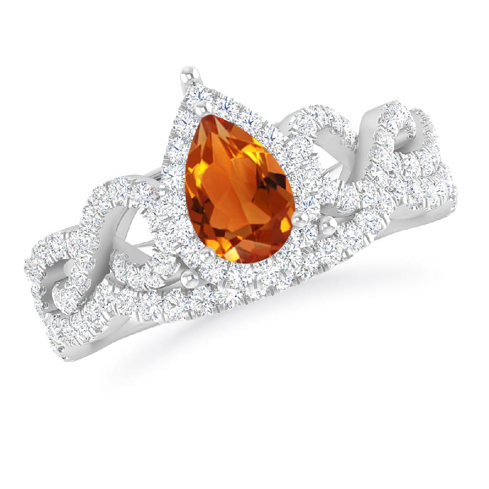 White Gold - Citrine