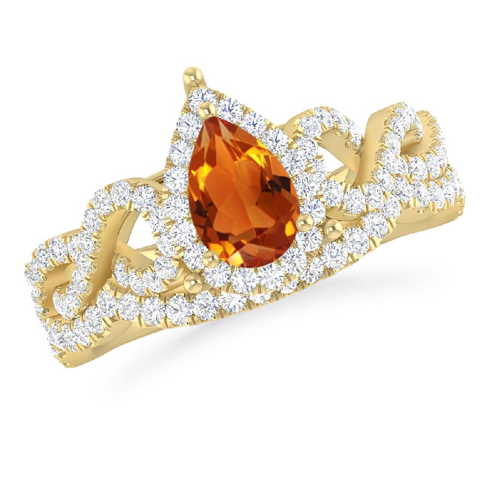 Yellow Gold - Citrine