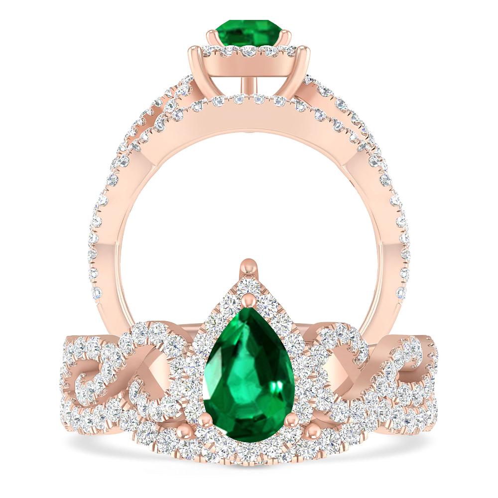 Rose Gold - Emerald