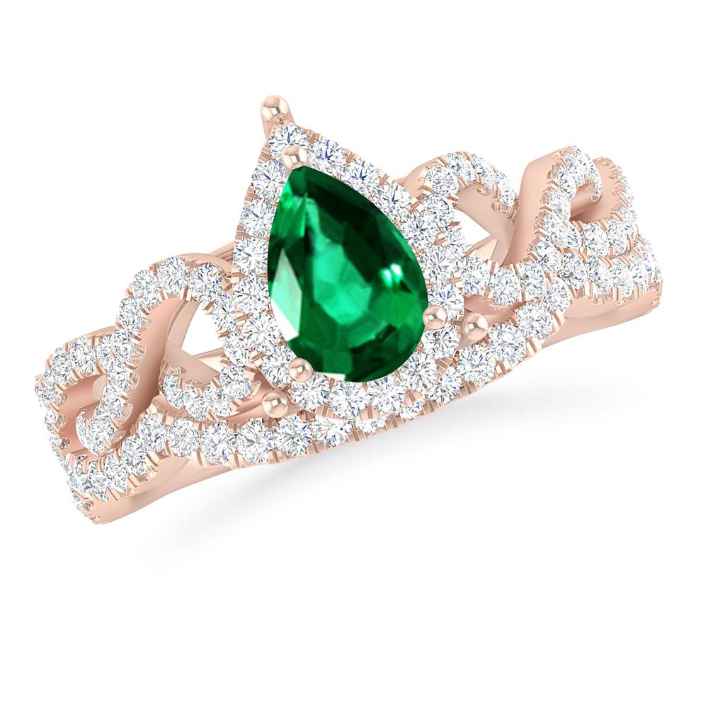 Rose Gold - Emerald