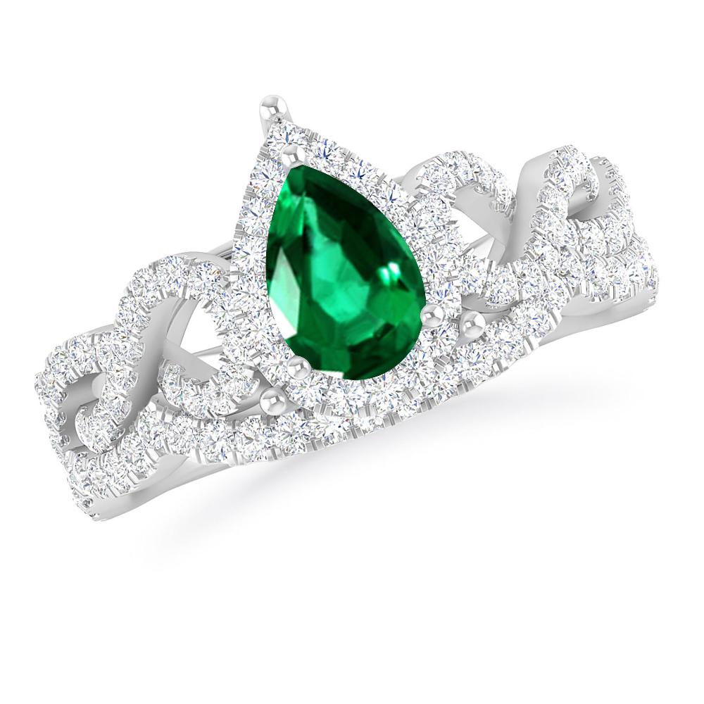 White Gold - Emerald