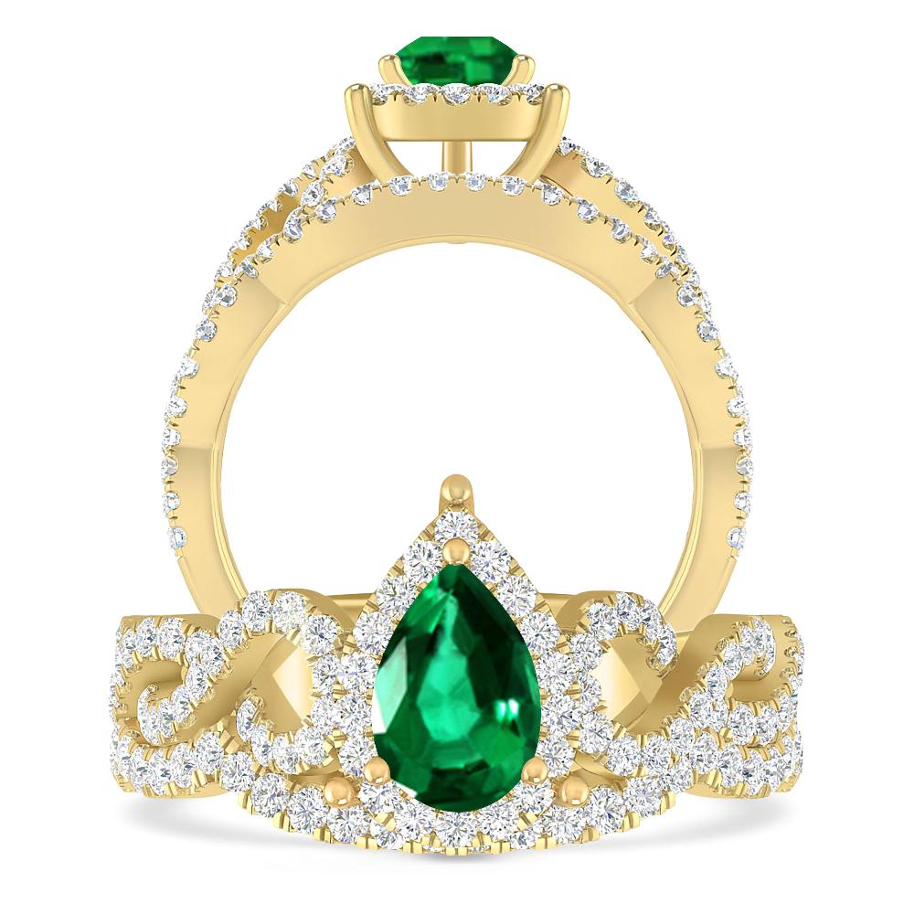 Yellow Gold - Emerald