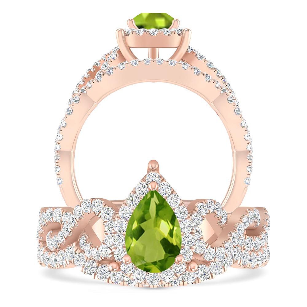 Rose Gold - Peridot