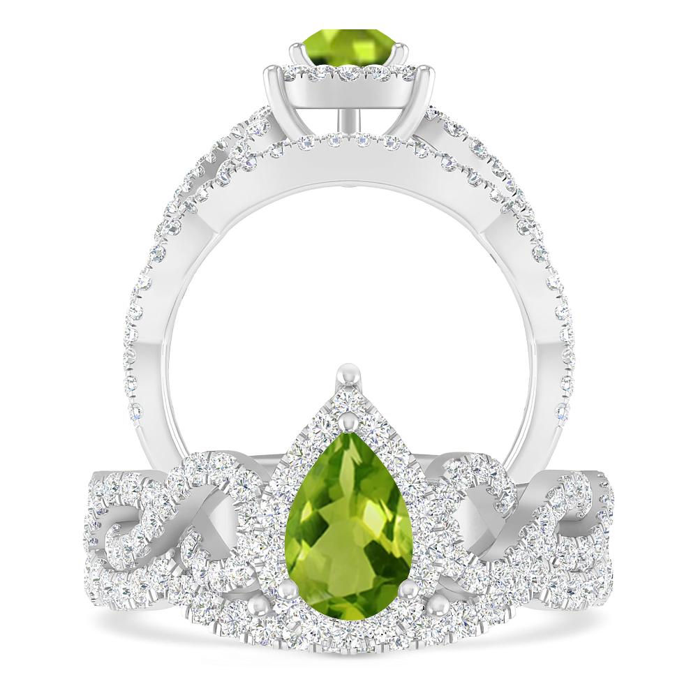 White Gold - Peridot