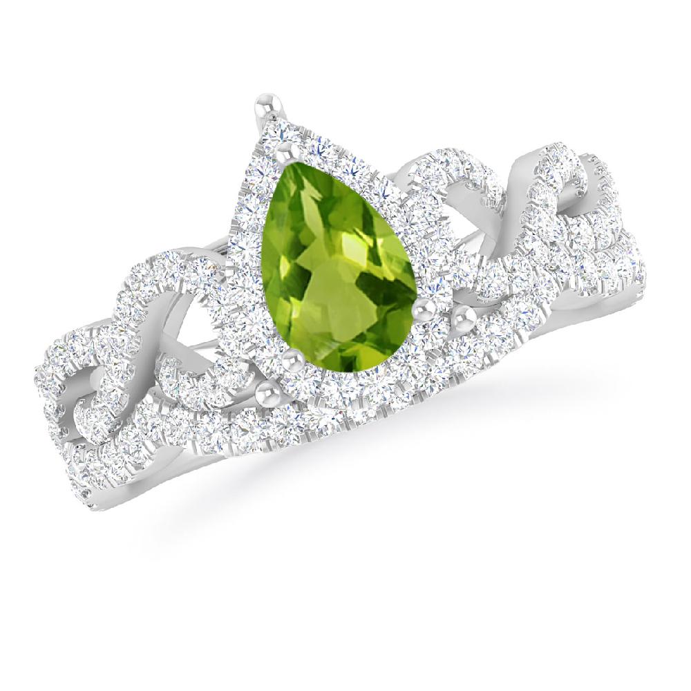 White Gold - Peridot