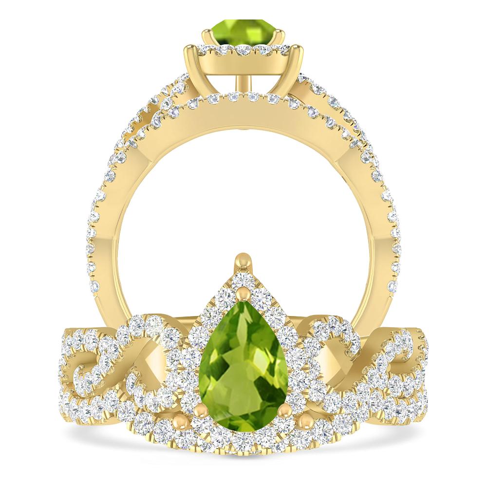 Yellow Gold - Peridot