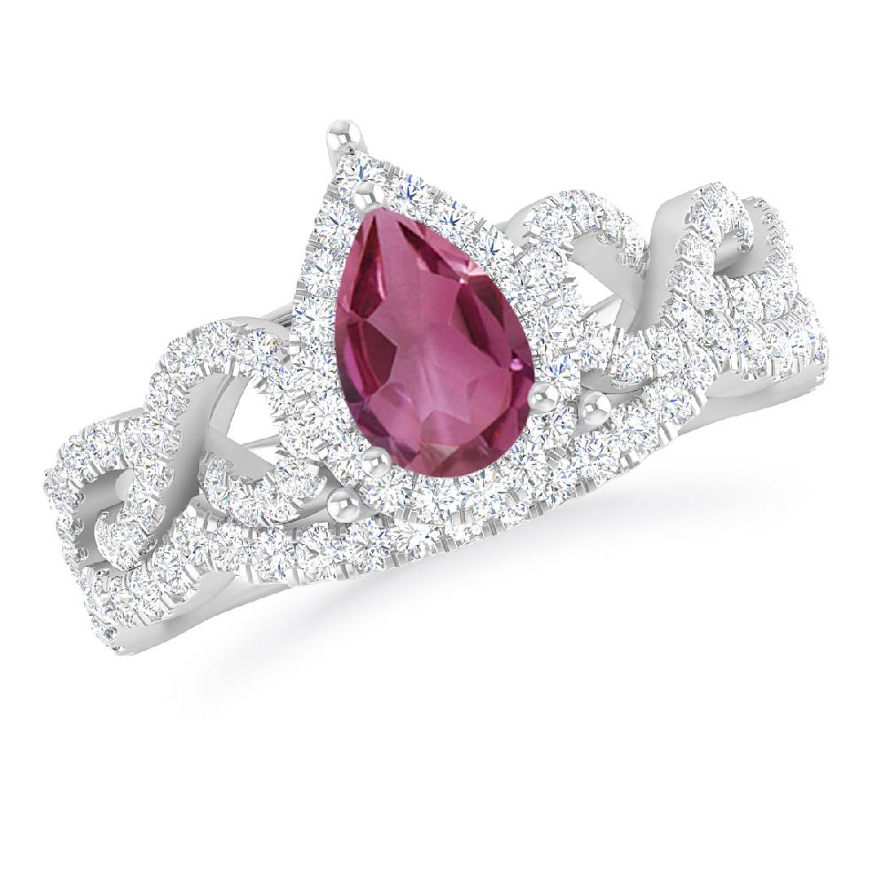 White Gold - Pink Tourmaline