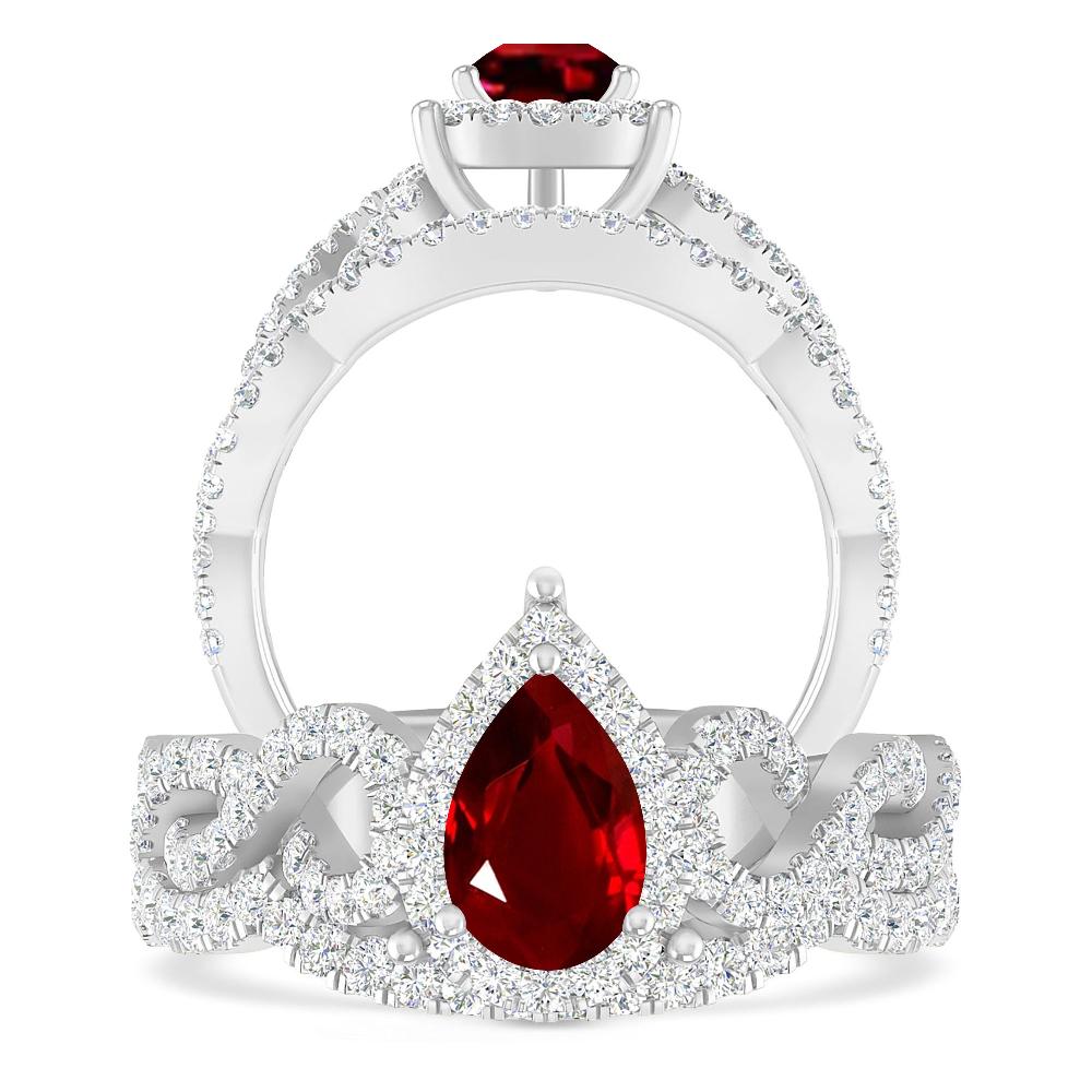 White Gold - Ruby