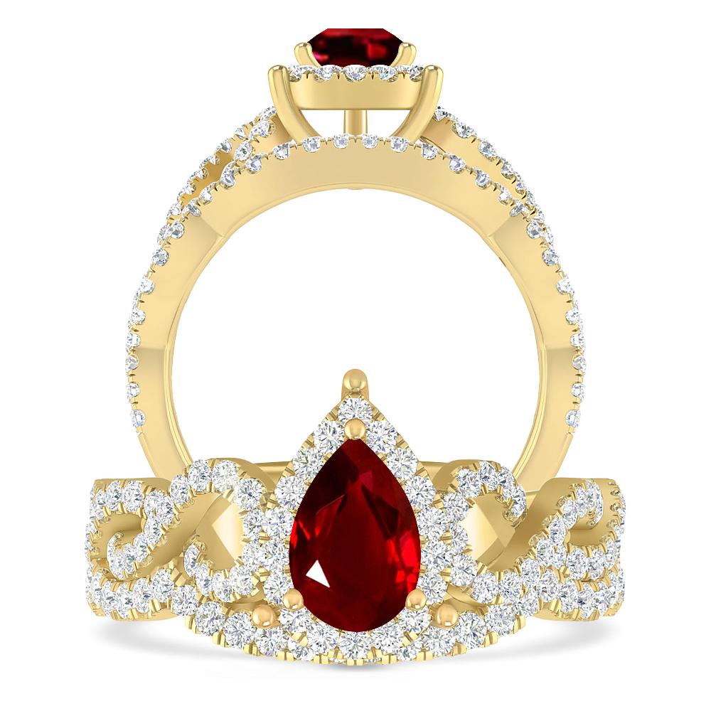 Yellow Gold - Ruby