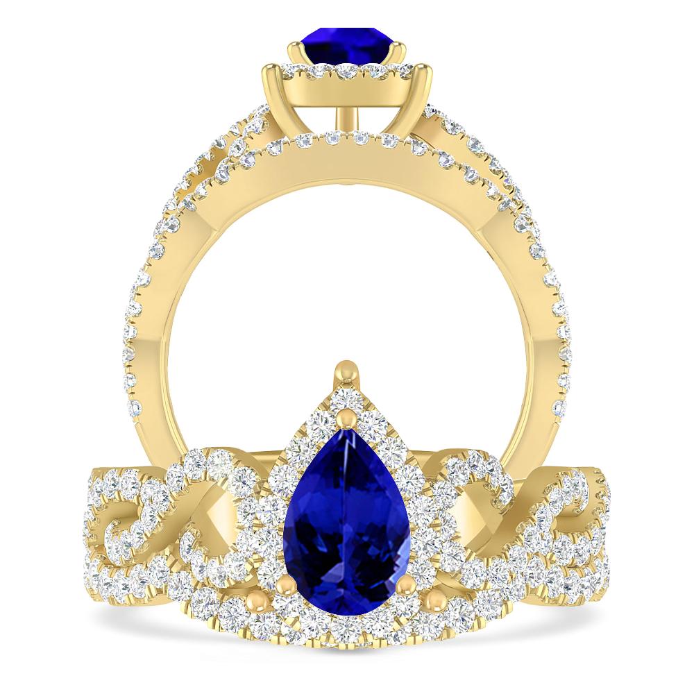 Yellow Gold - Tanzanite