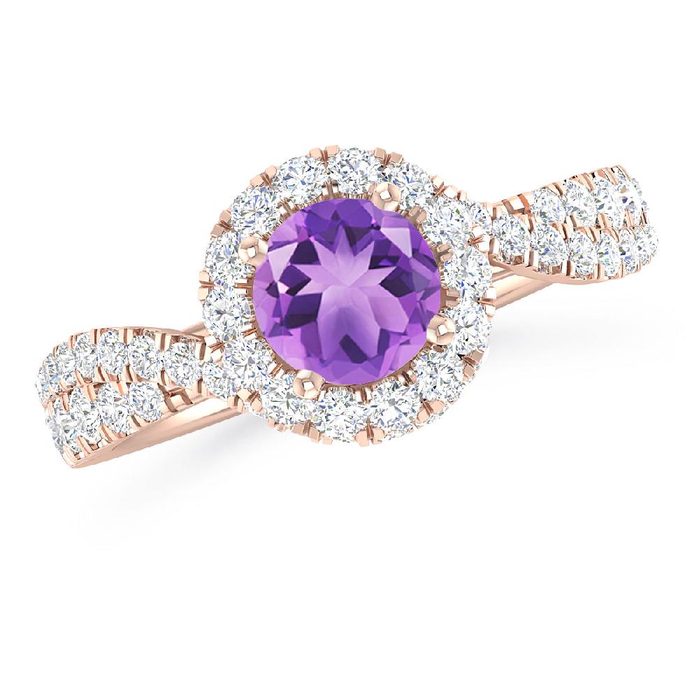 Rose Gold - Amethyst