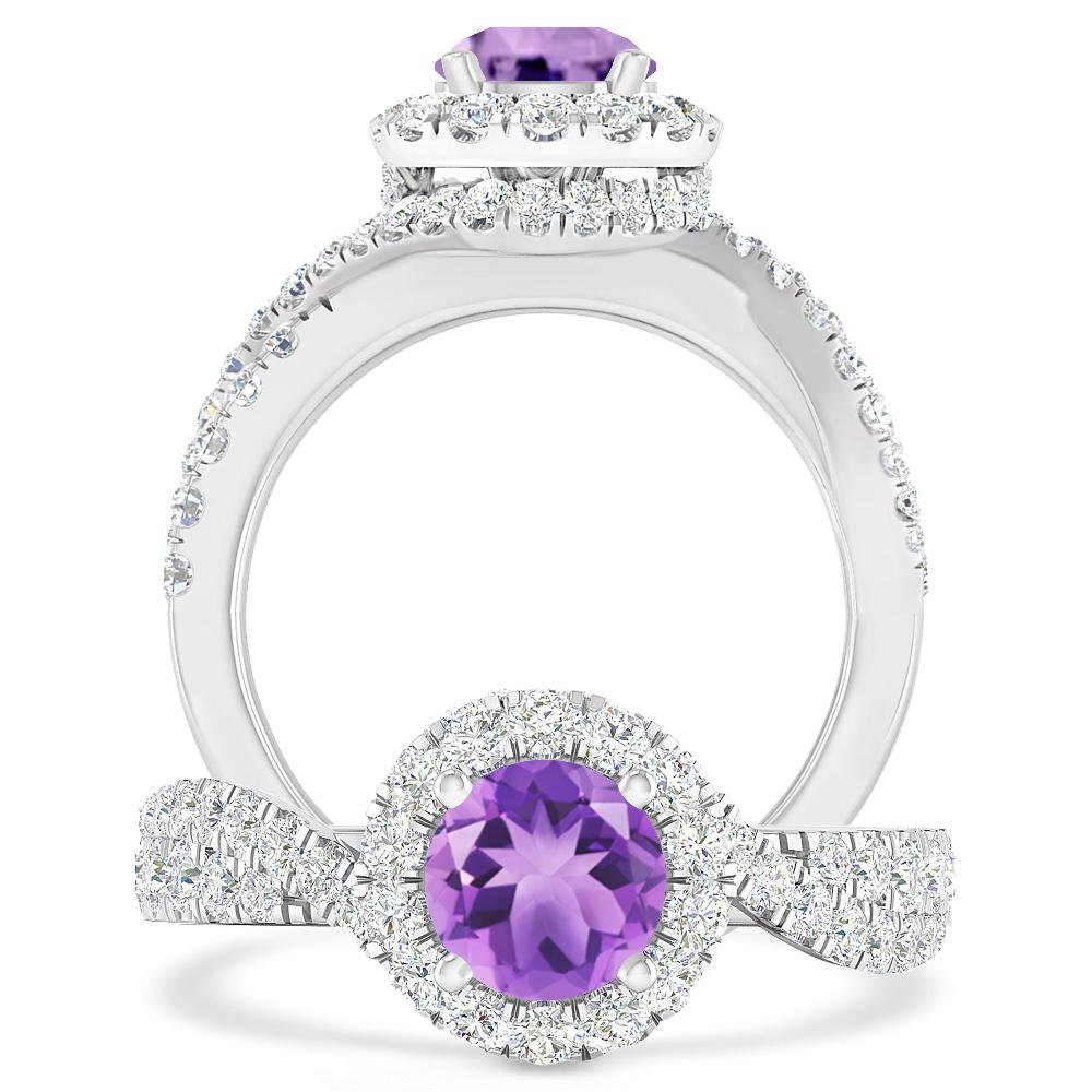 White Gold - Amethyst