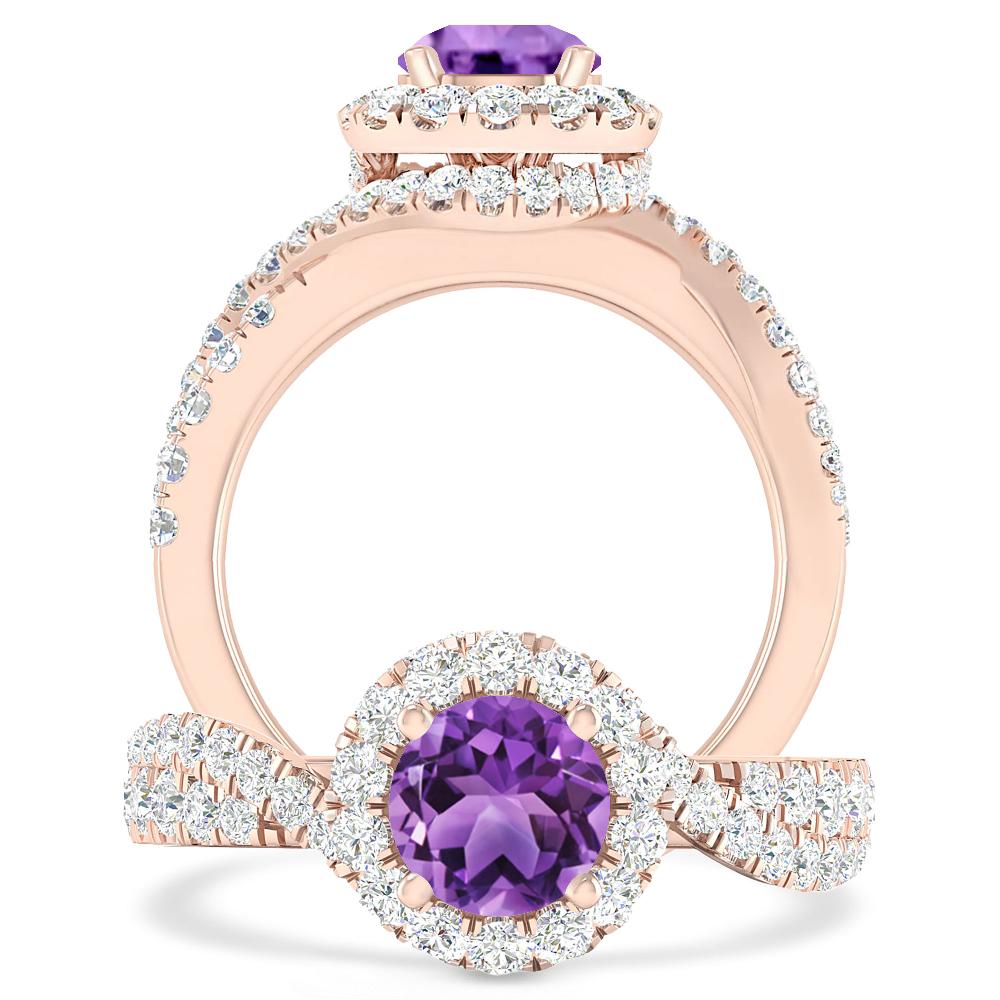 Rose Gold - Amethyst