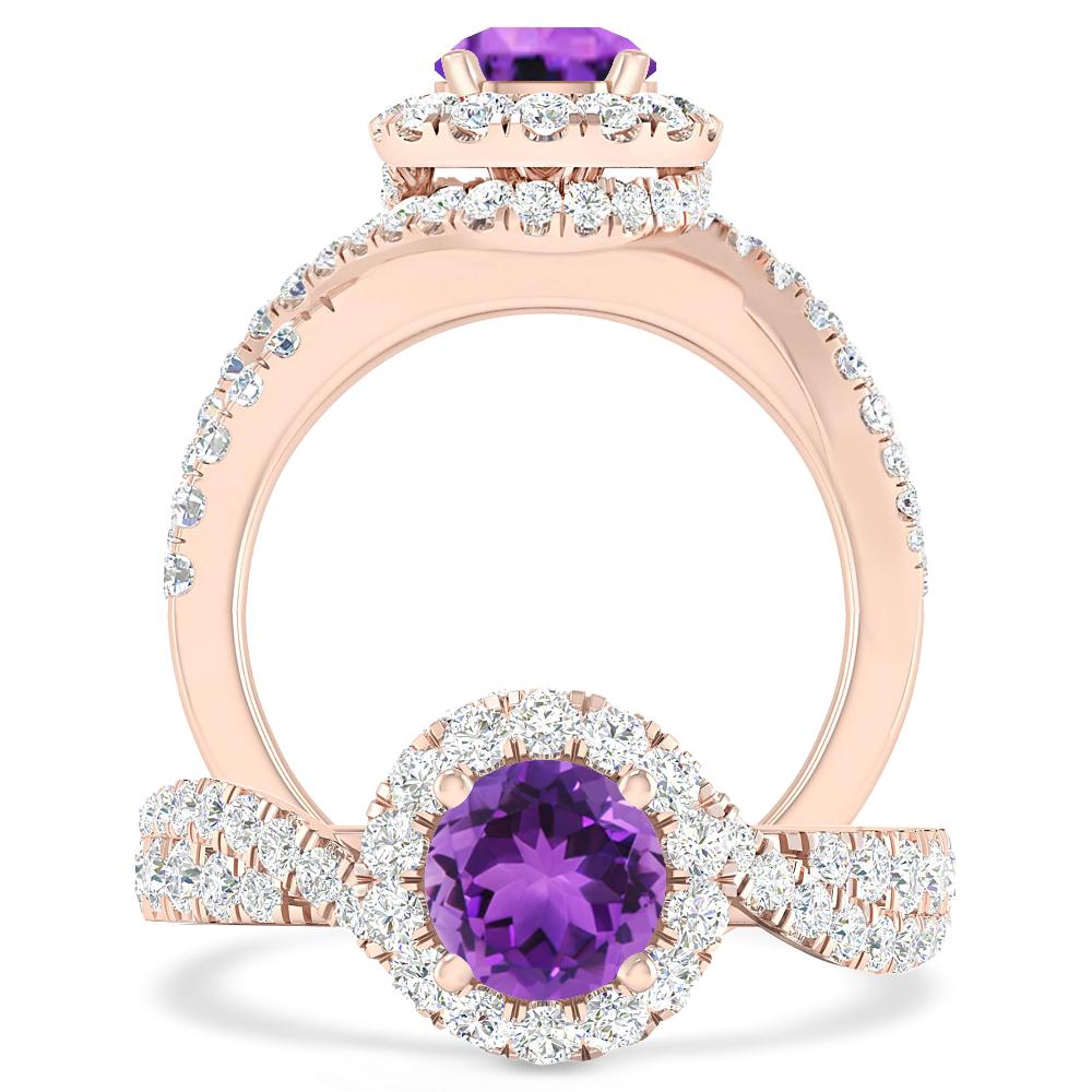 Rose Gold - Amethyst