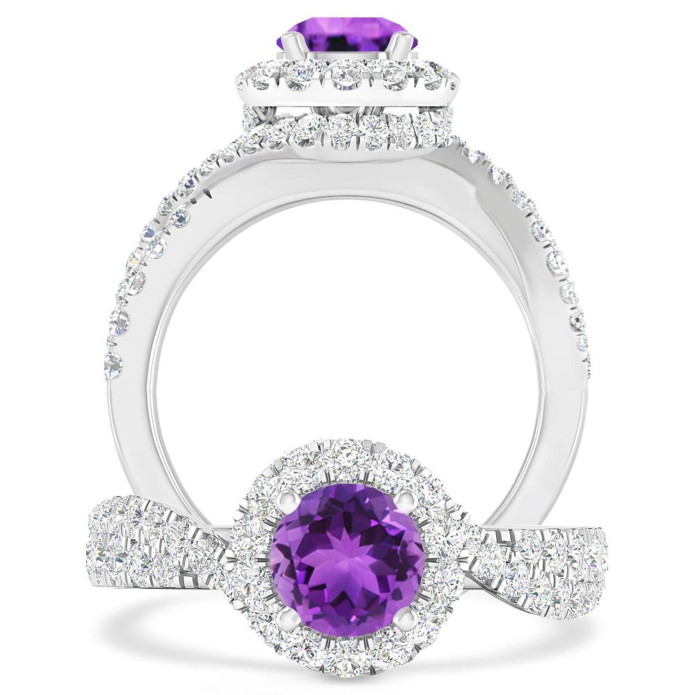 White Gold - Amethyst