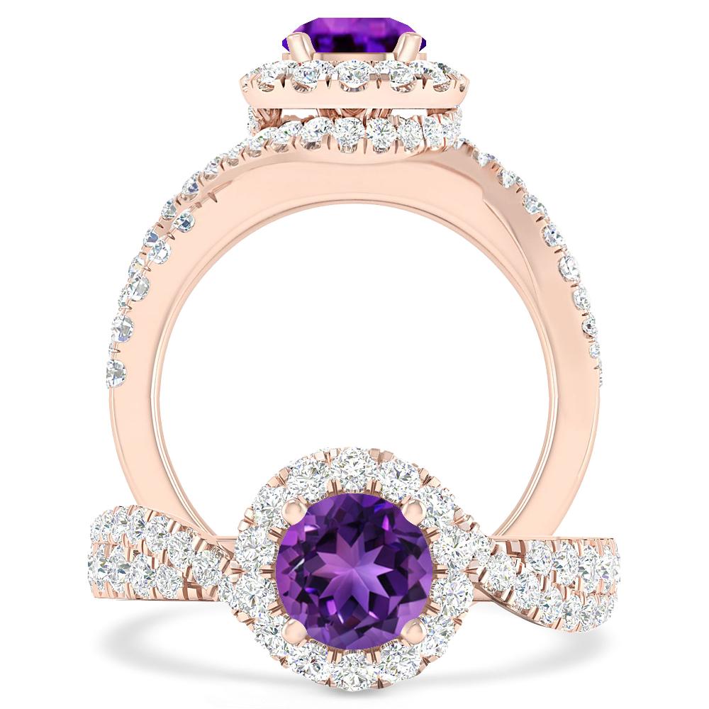 Rose Gold - Amethyst