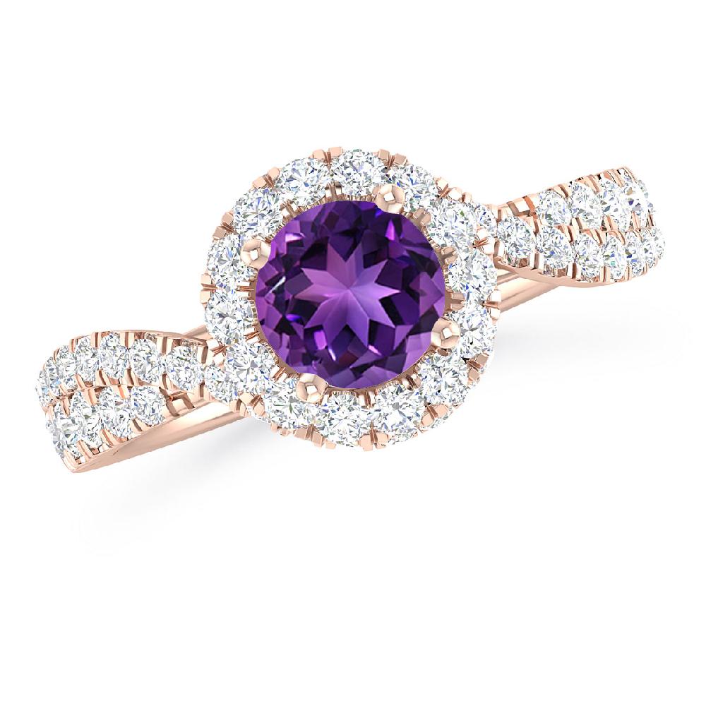 Rose Gold - Amethyst