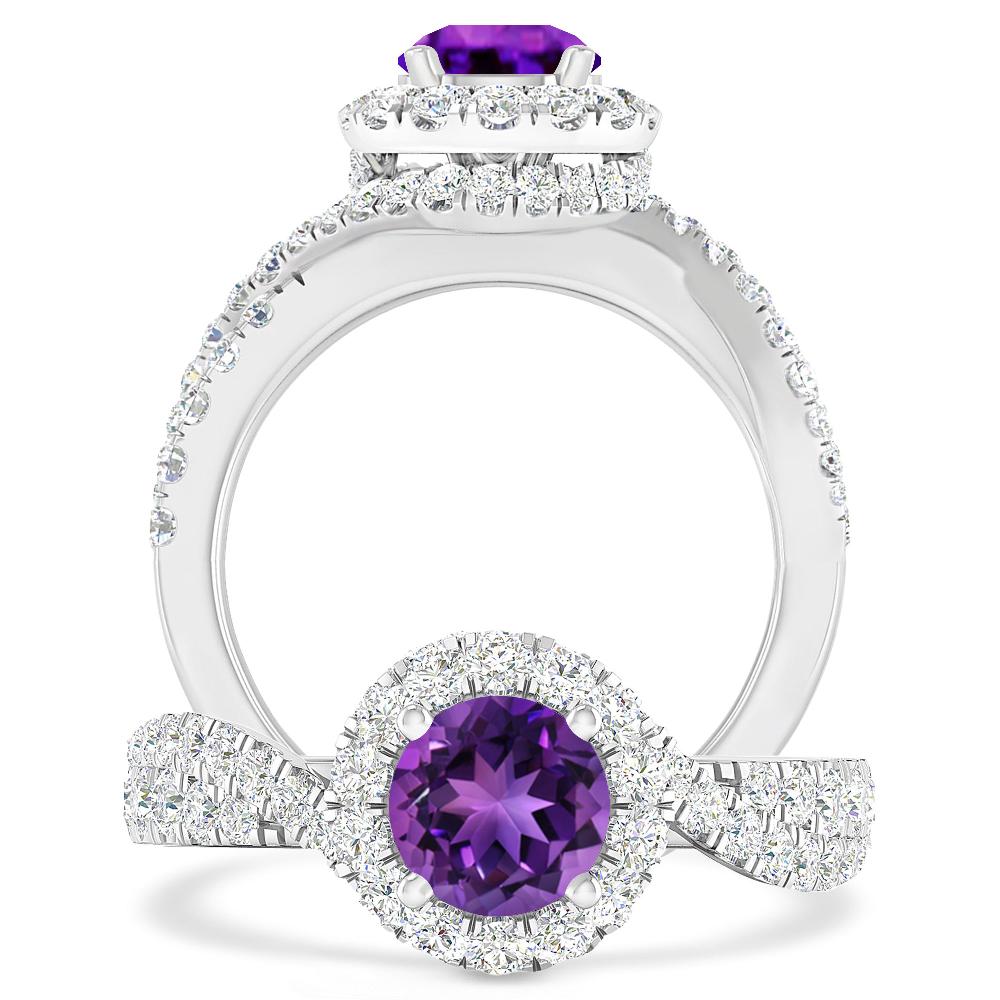 White Gold - Amethyst