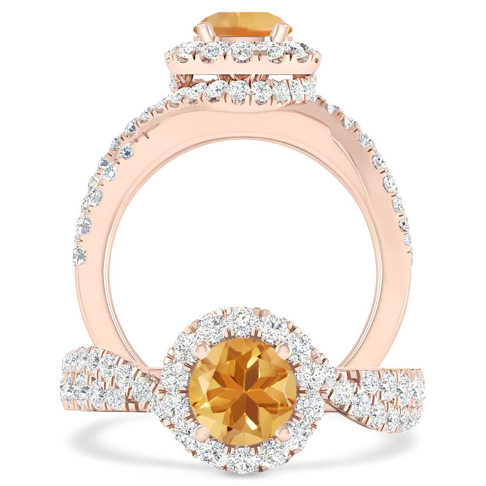 Rose Gold - Citrine