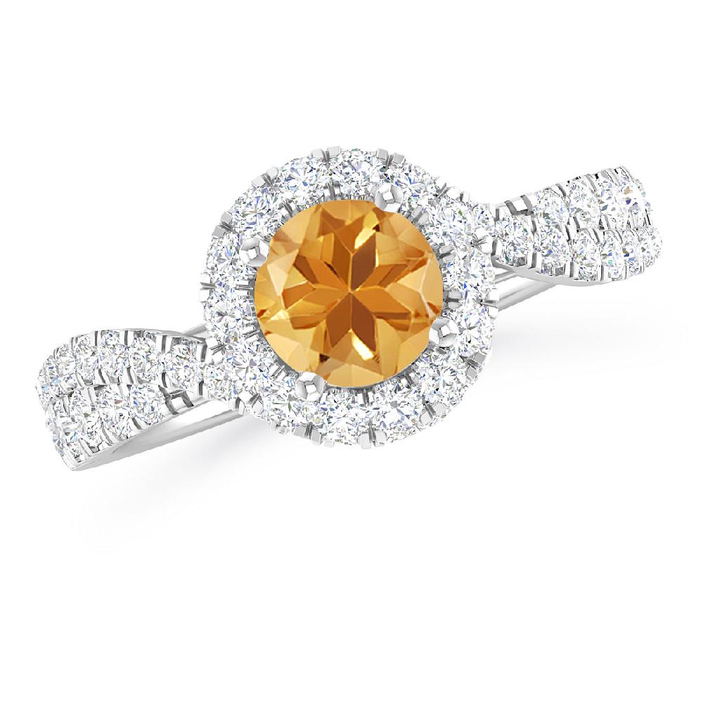 White Gold - Citrine