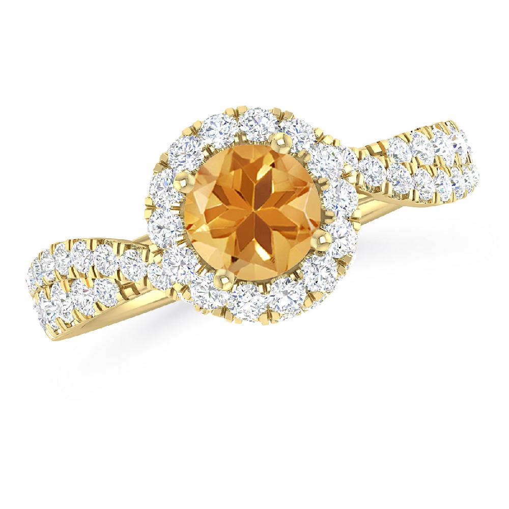 Yellow Gold - Citrine