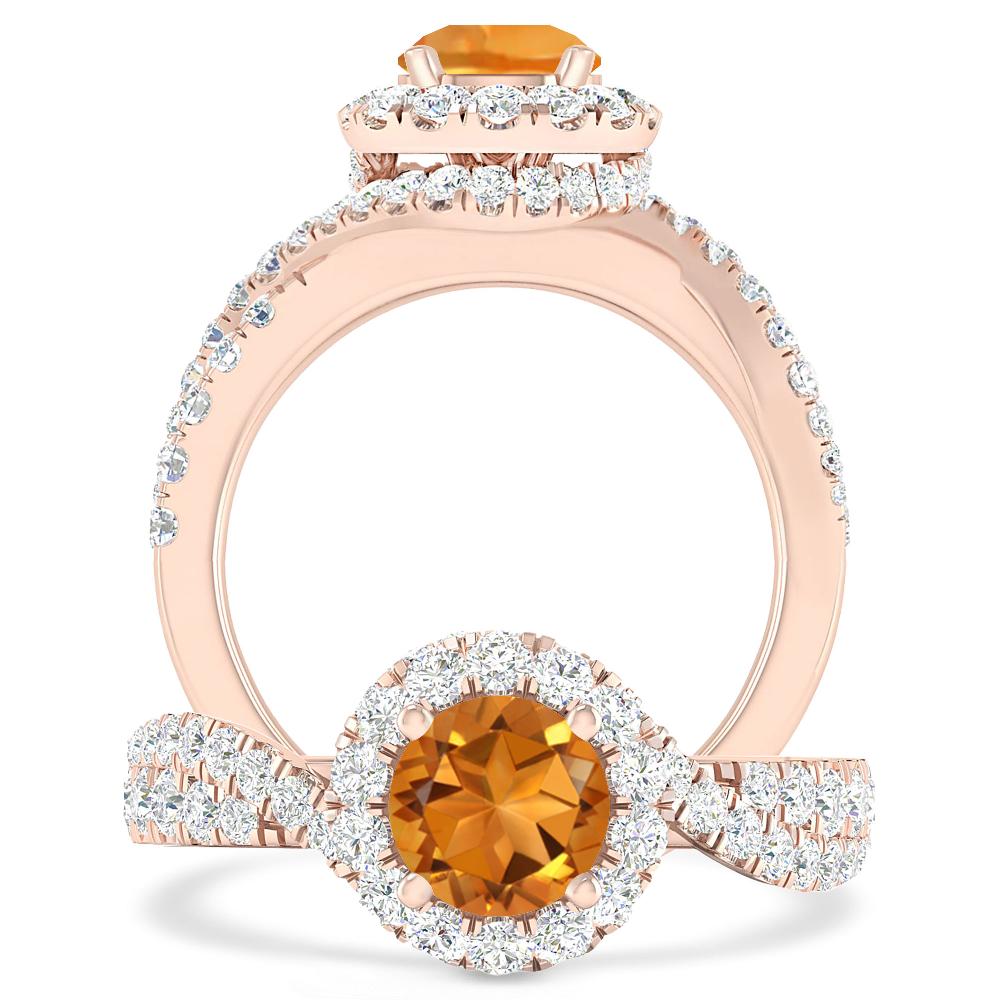 Rose Gold - Citrine