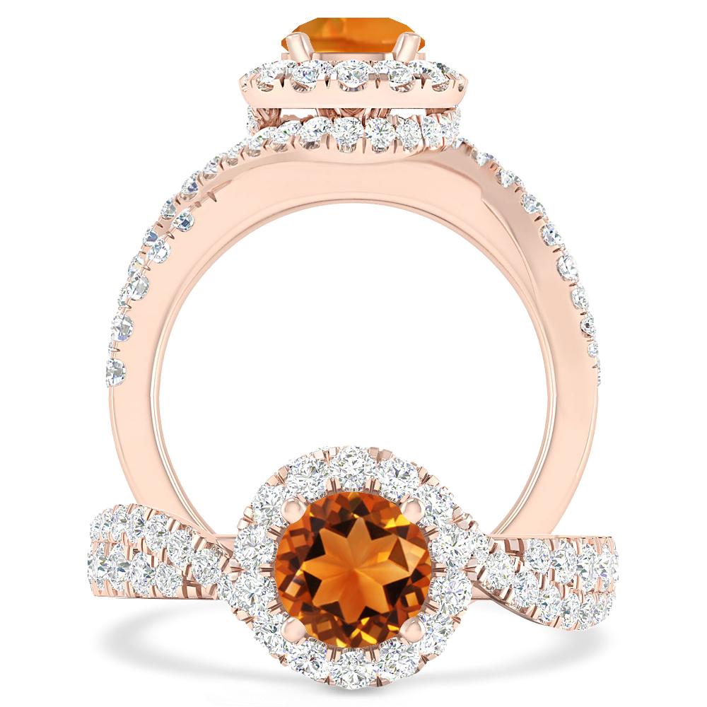 Rose Gold - Citrine