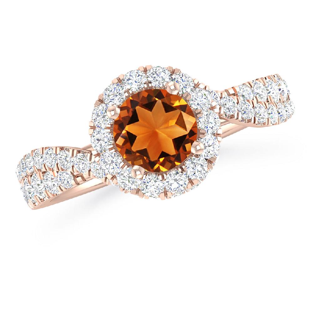 Rose Gold - Citrine