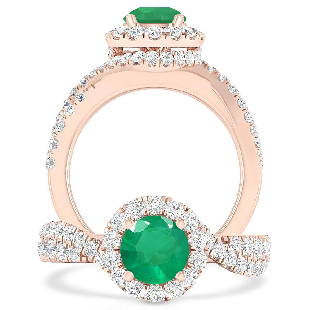 Rose Gold - Emerald