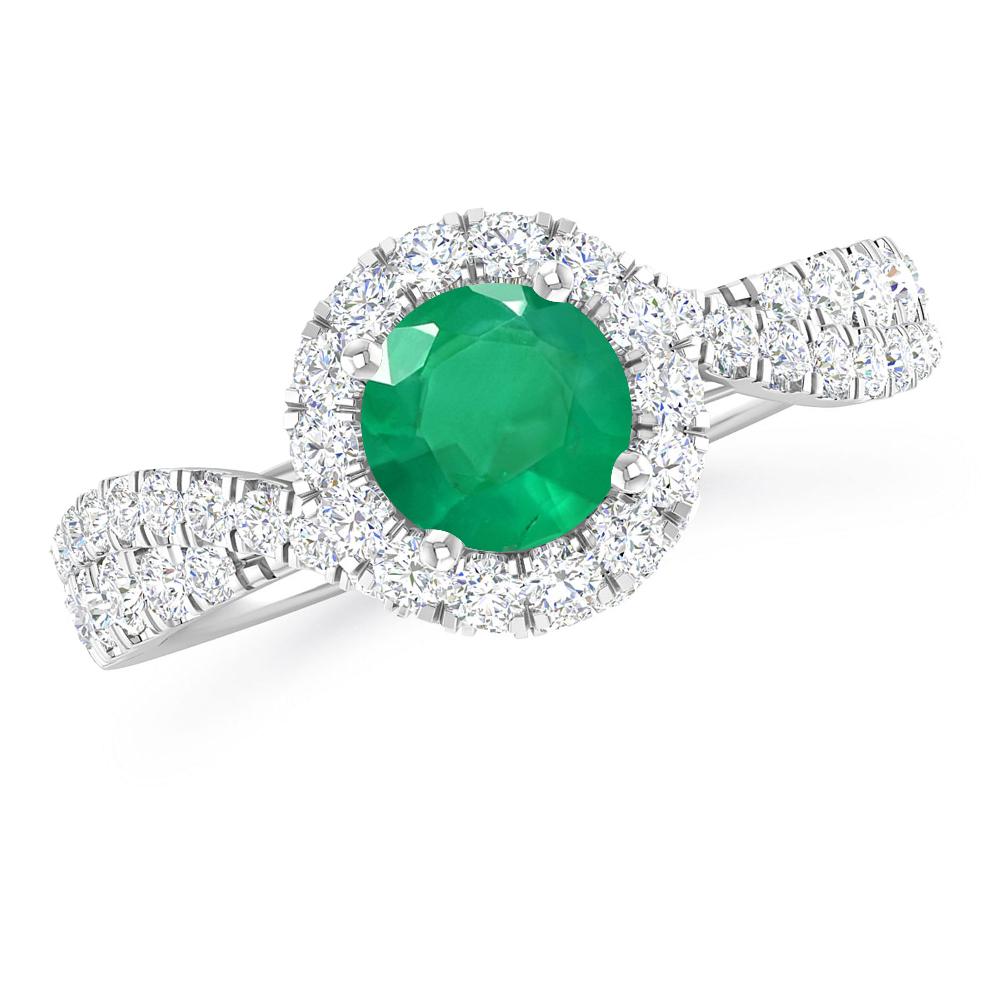 White Gold - Emerald