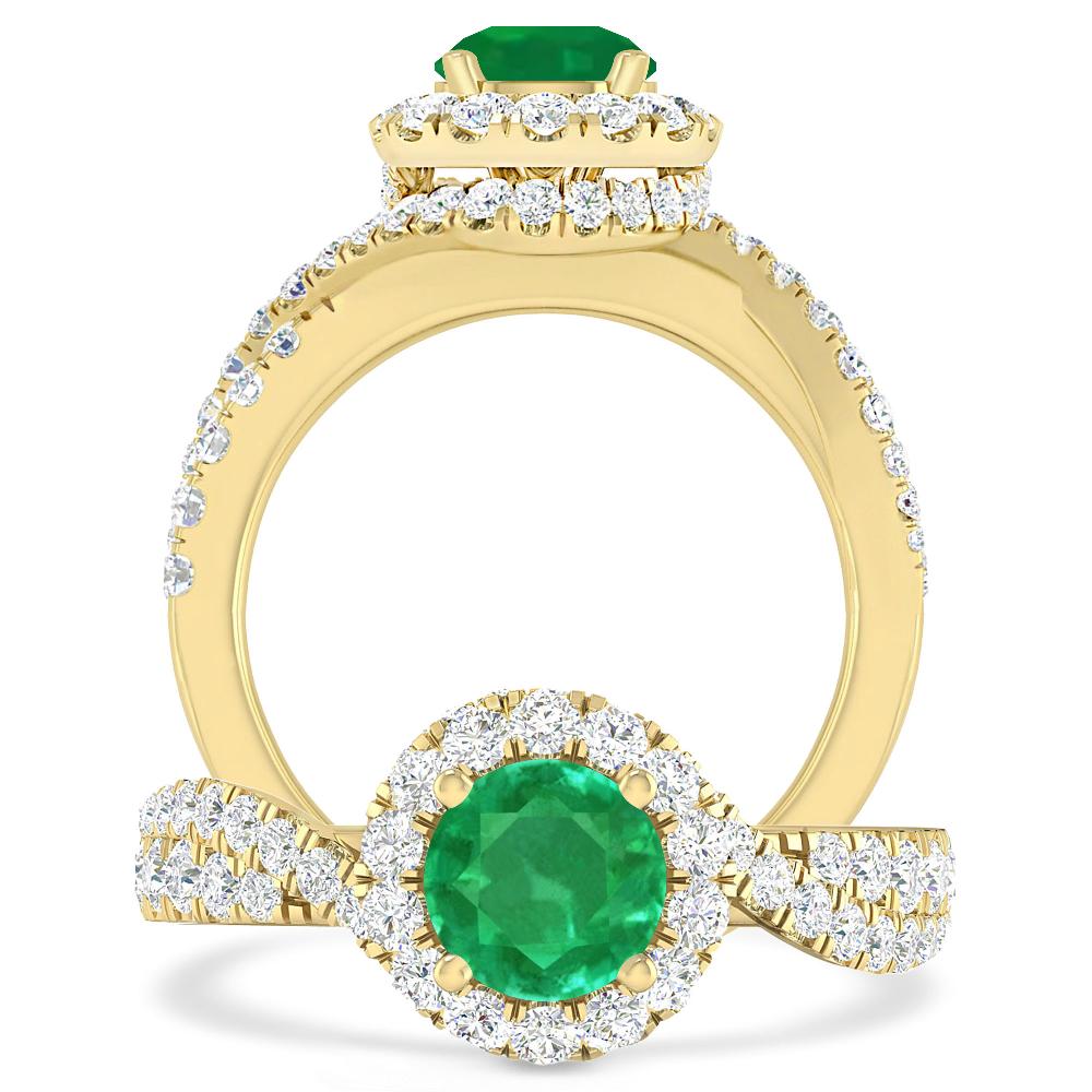 Yellow Gold - Emerald