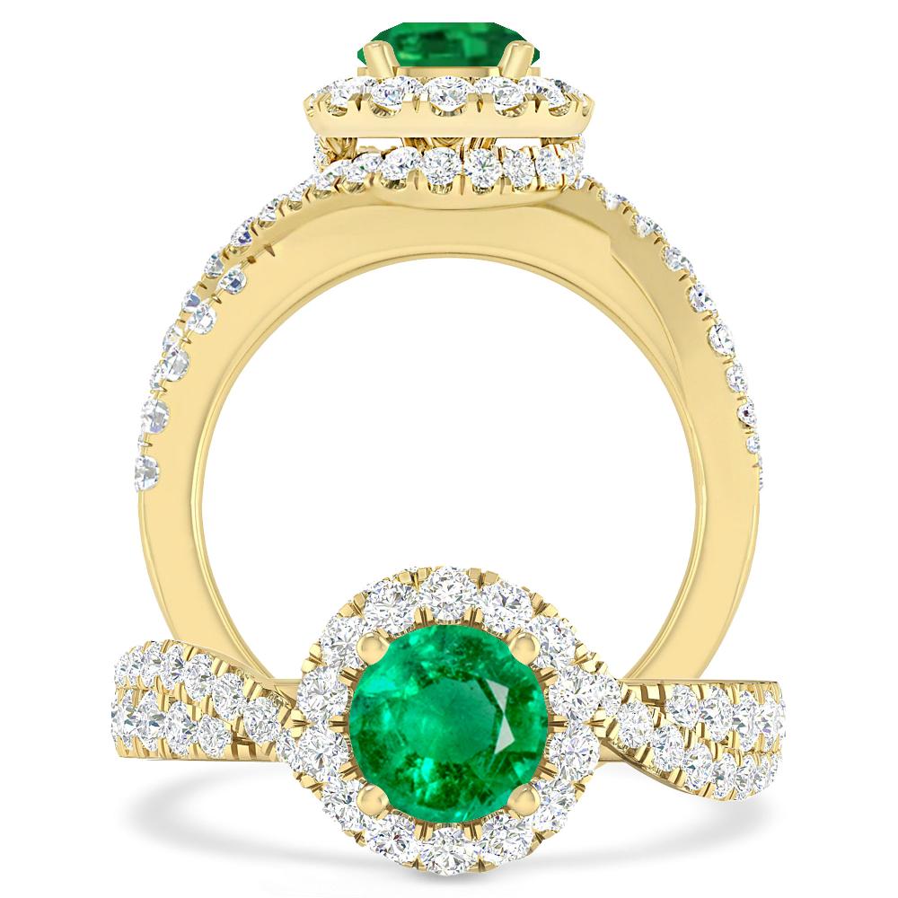 Yellow Gold - Emerald