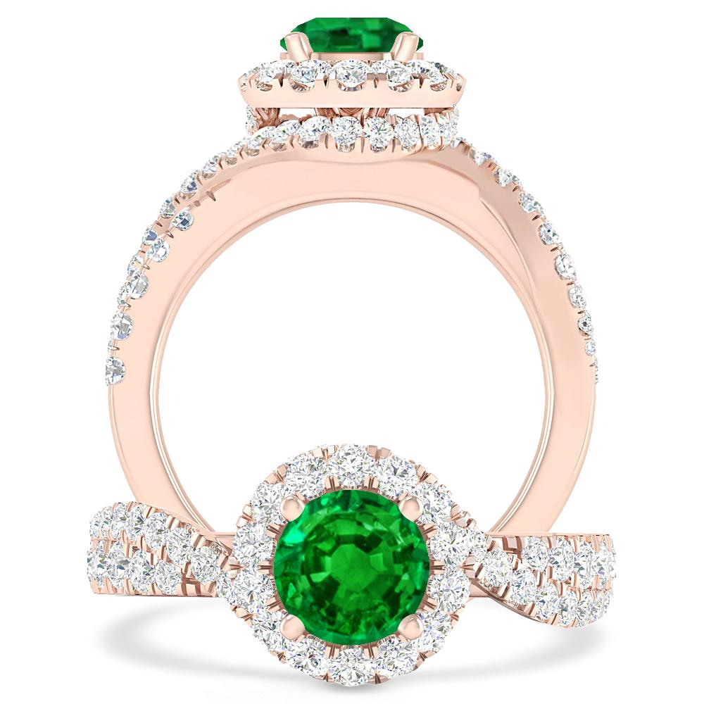 Rose Gold - Emerald