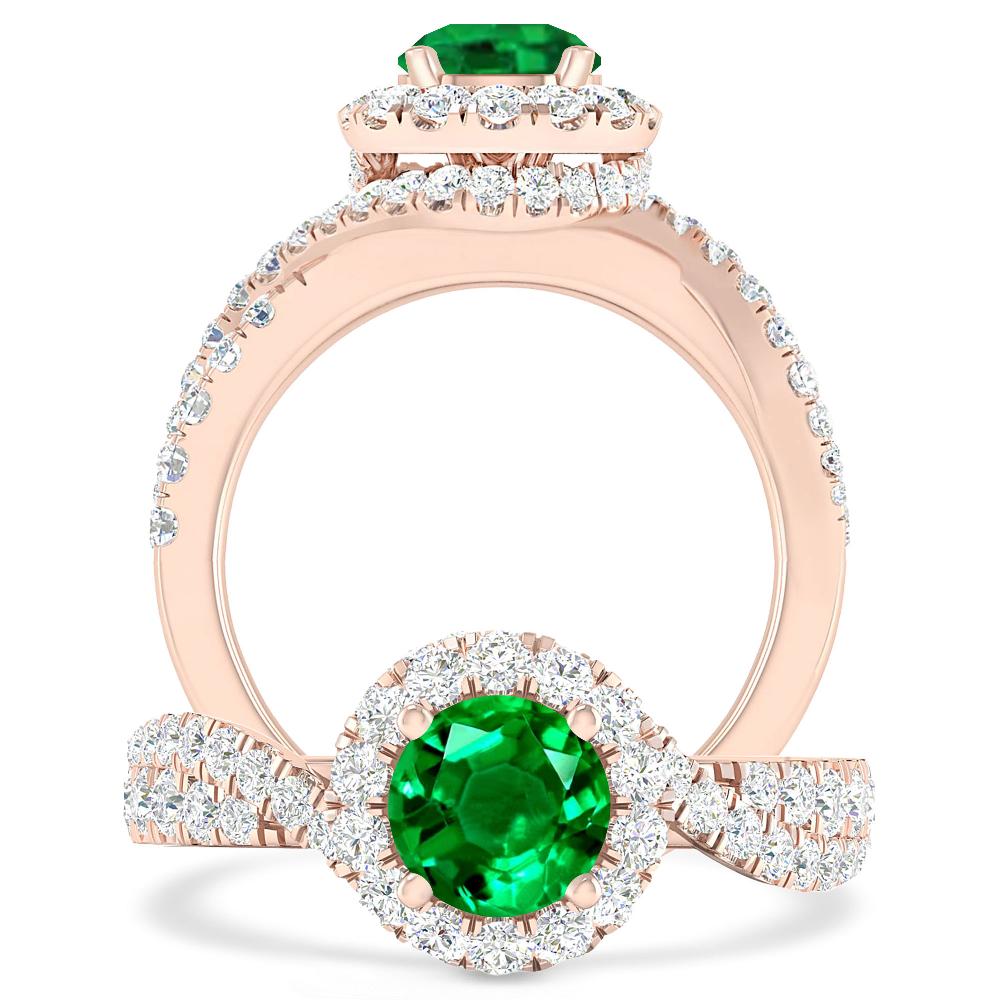 Rose Gold - Emerald