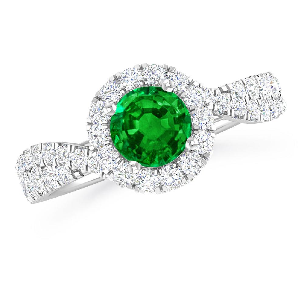 White Gold - Emerald