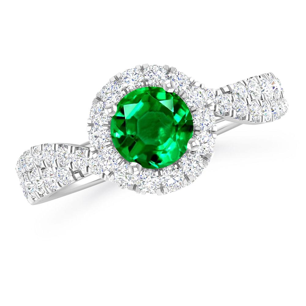 White Gold - Emerald