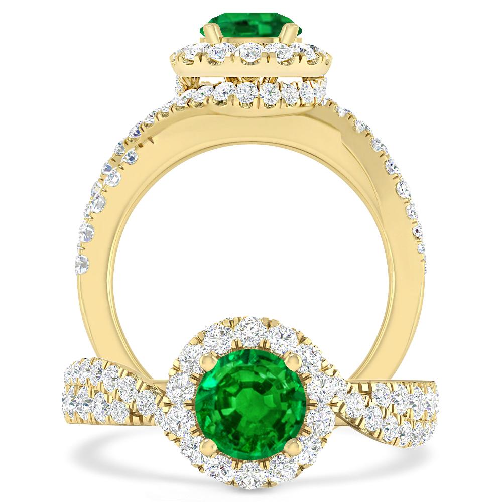 Yellow Gold - Emerald