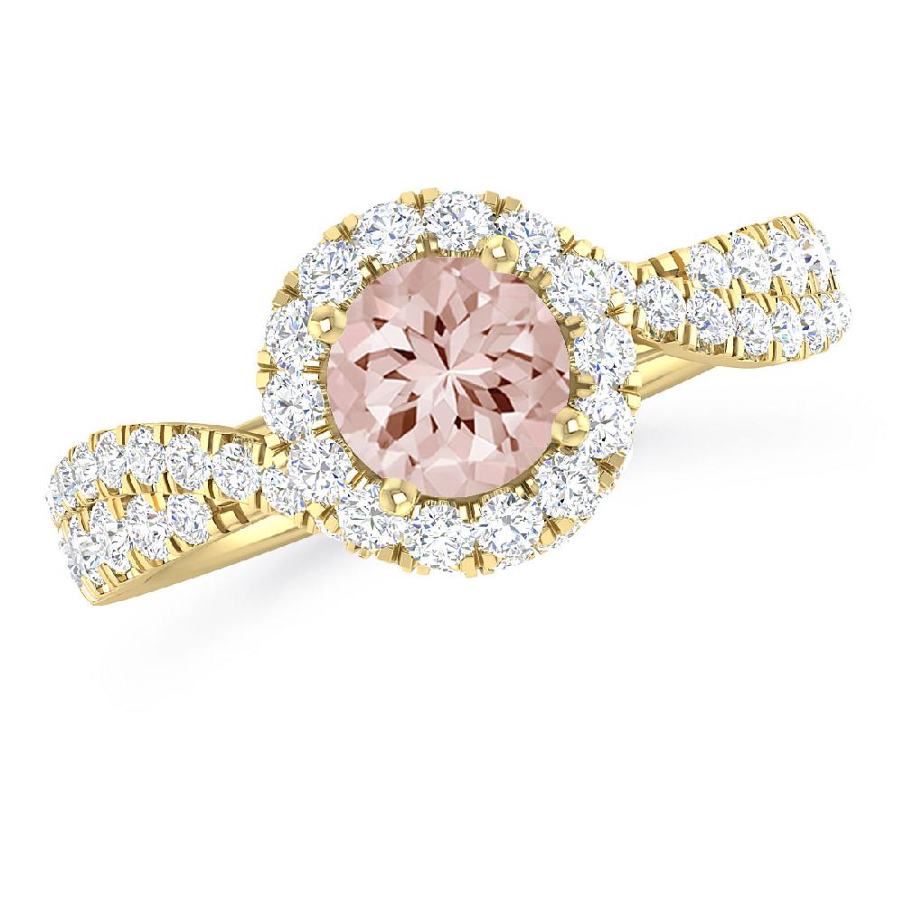 Yellow Gold - Morganite