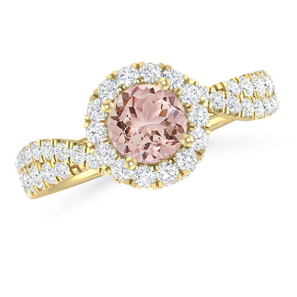 Yellow Gold - Morganite