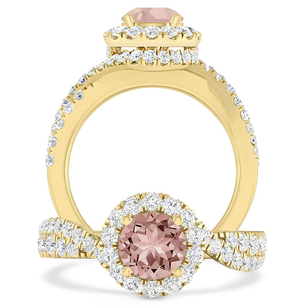 Yellow Gold - Morganite