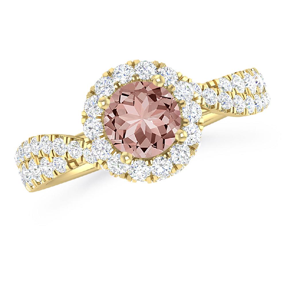 Yellow Gold - Morganite