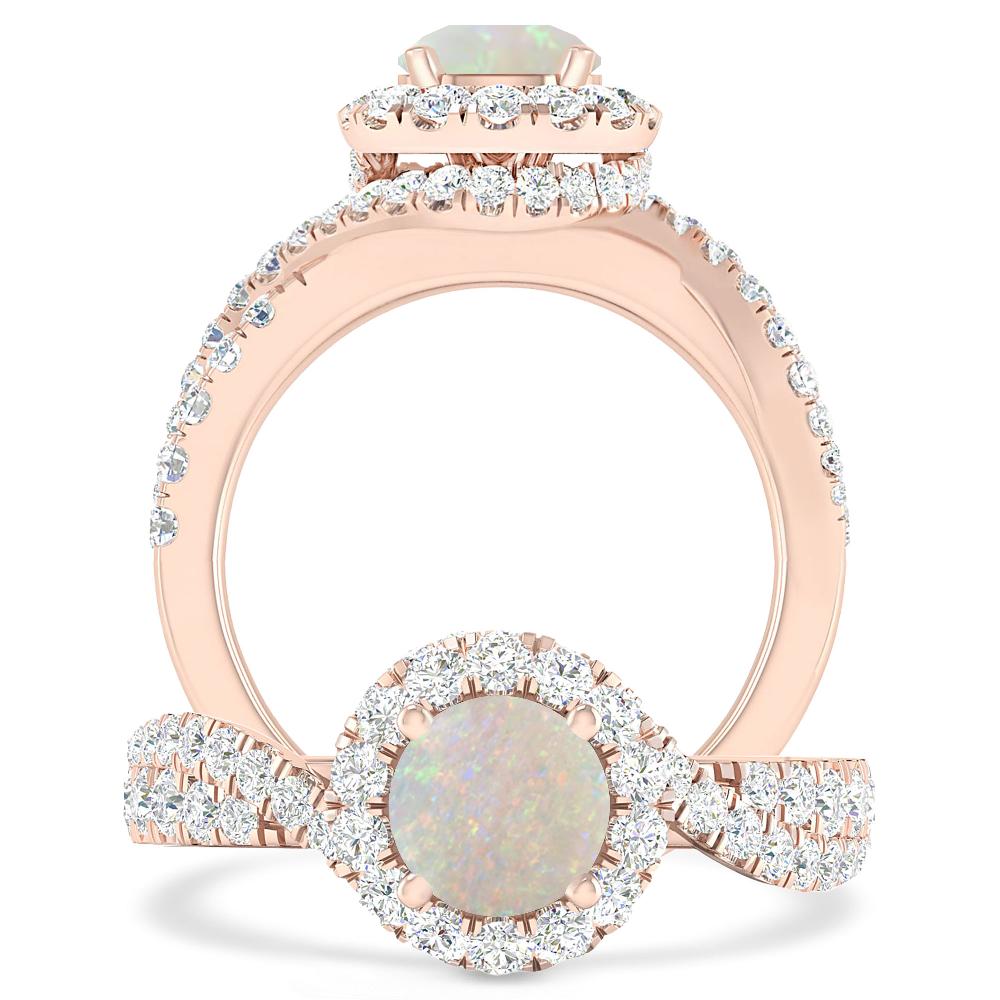 Rose Gold - Opal