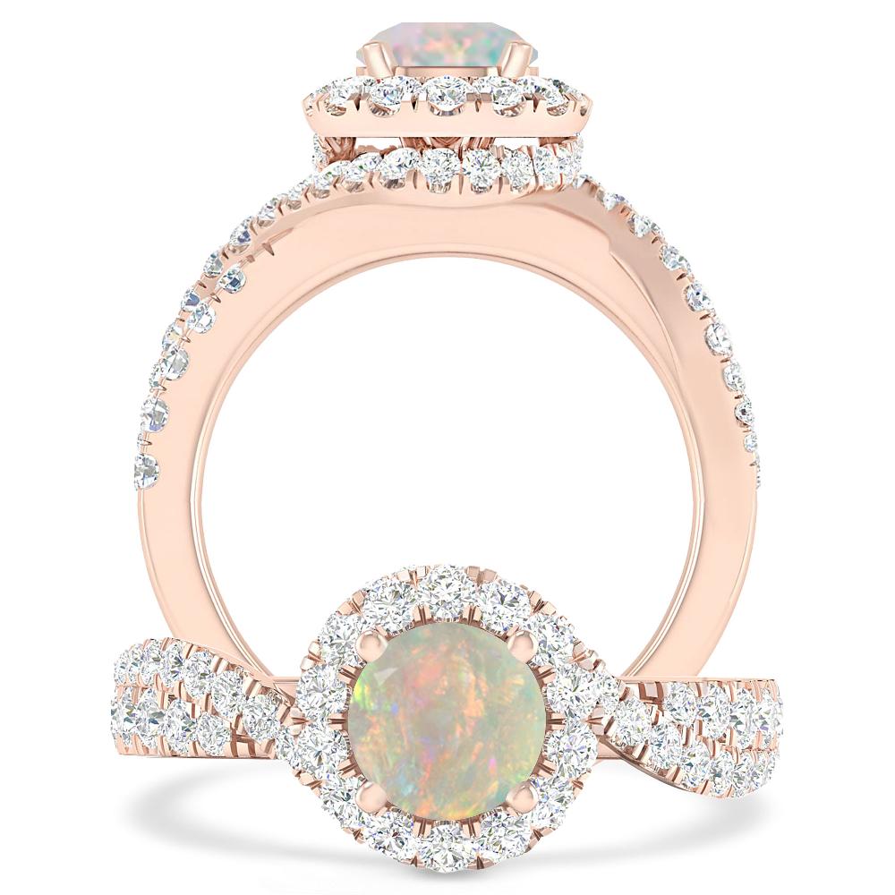 Rose Gold - Opal