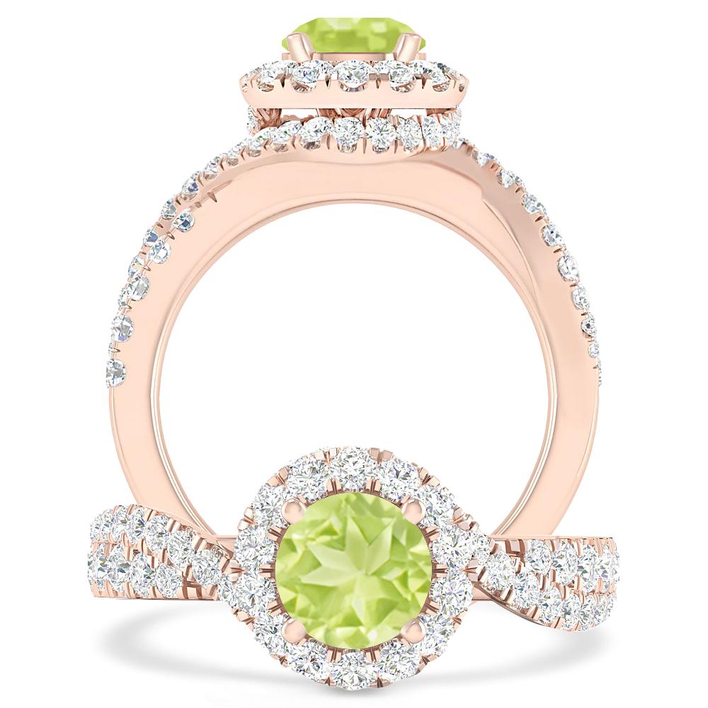 Rose Gold - Peridot