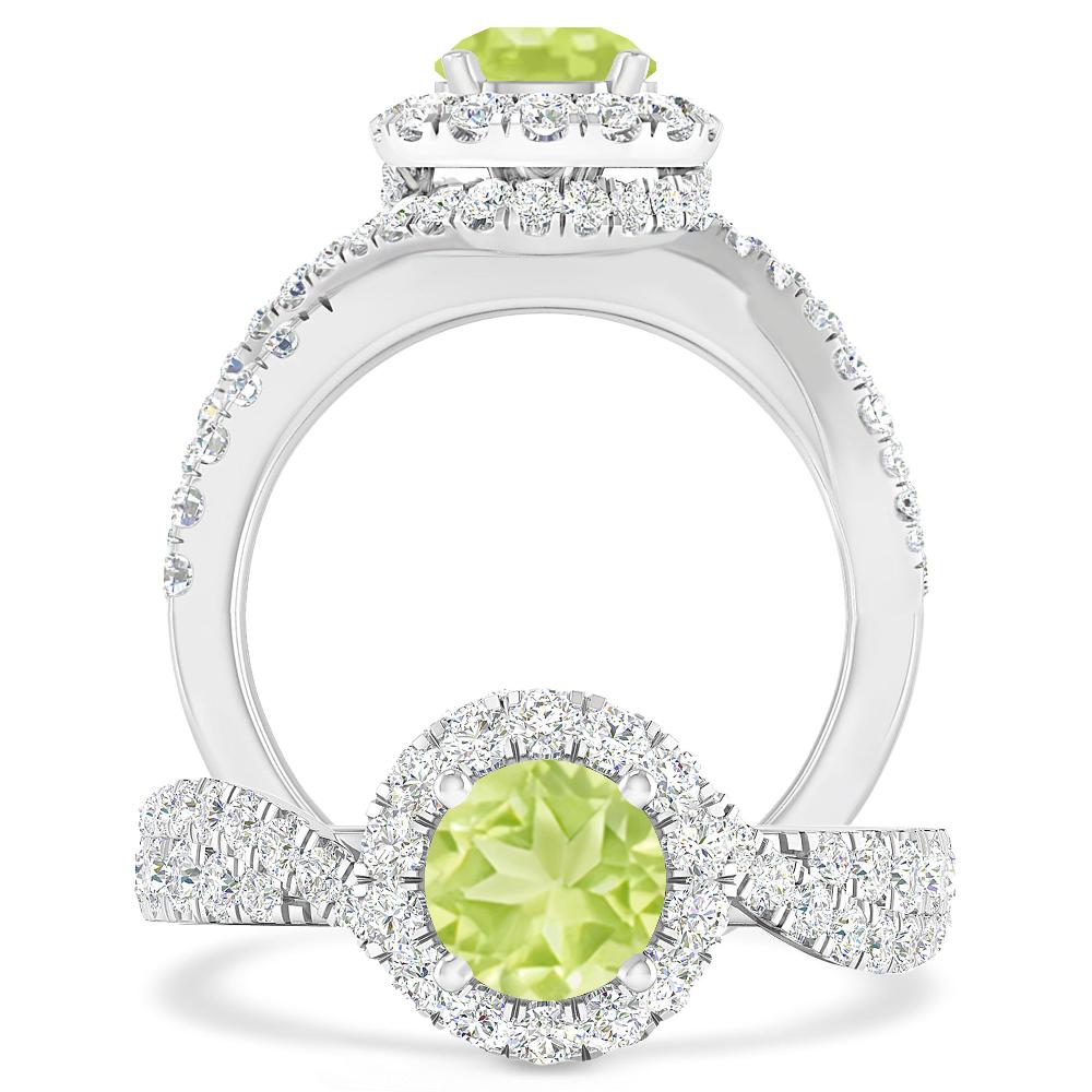 White Gold - Peridot