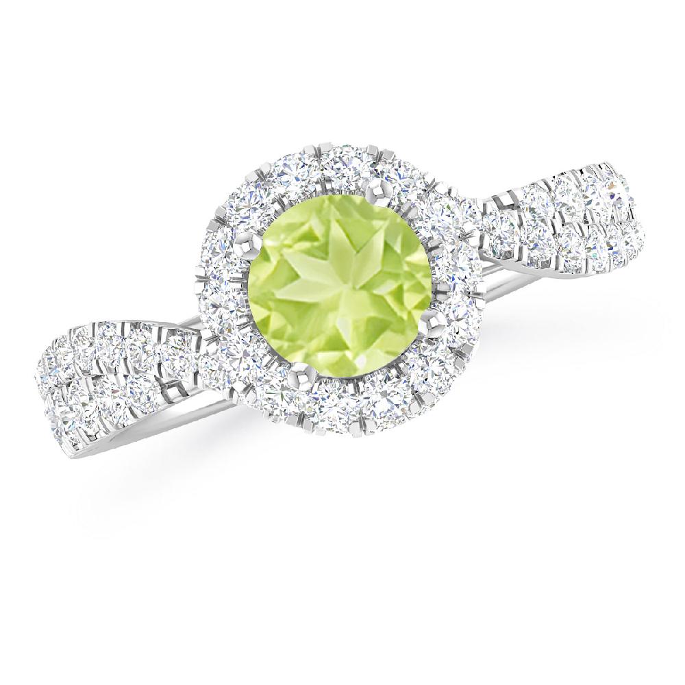 White Gold - Peridot