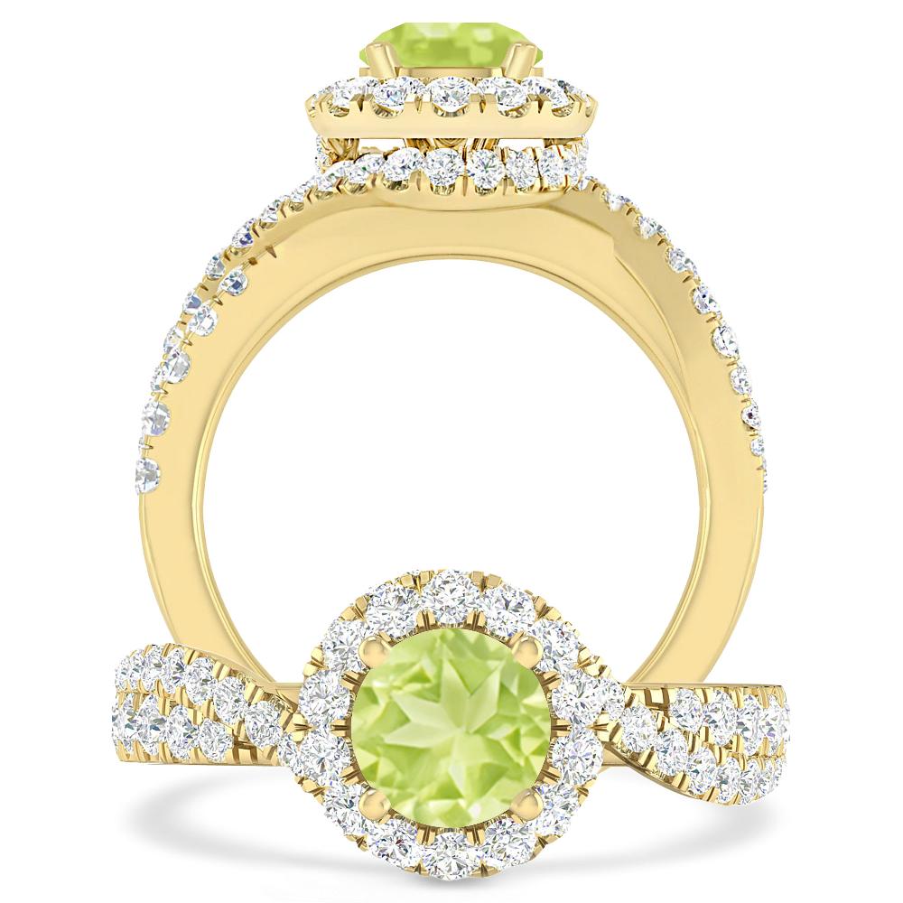 Yellow Gold - Peridot