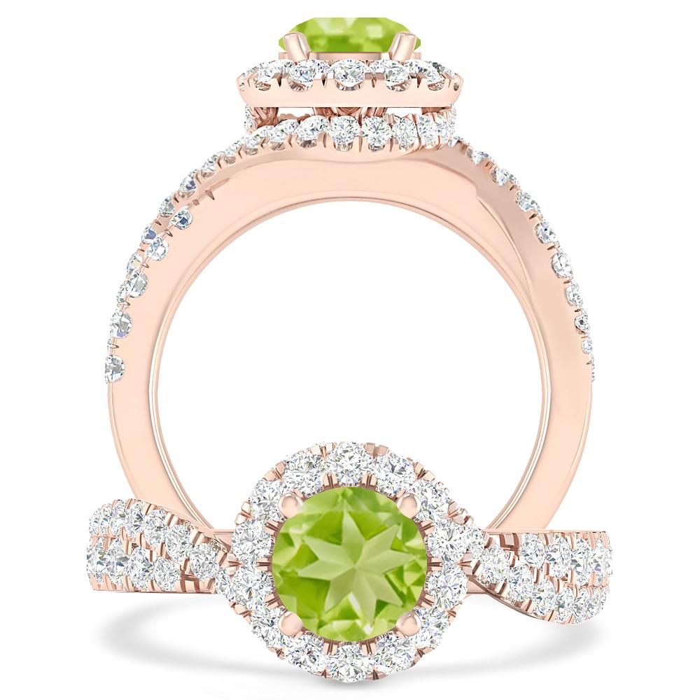 Rose Gold - Peridot